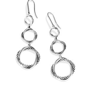 David Yurman Infinity Triple Drop Earrings